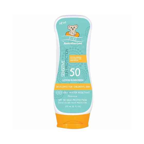 Солнцезащитный лосьон Kids Sensitive Protection Lotion Sunscreen SPF50 Australian Gold 