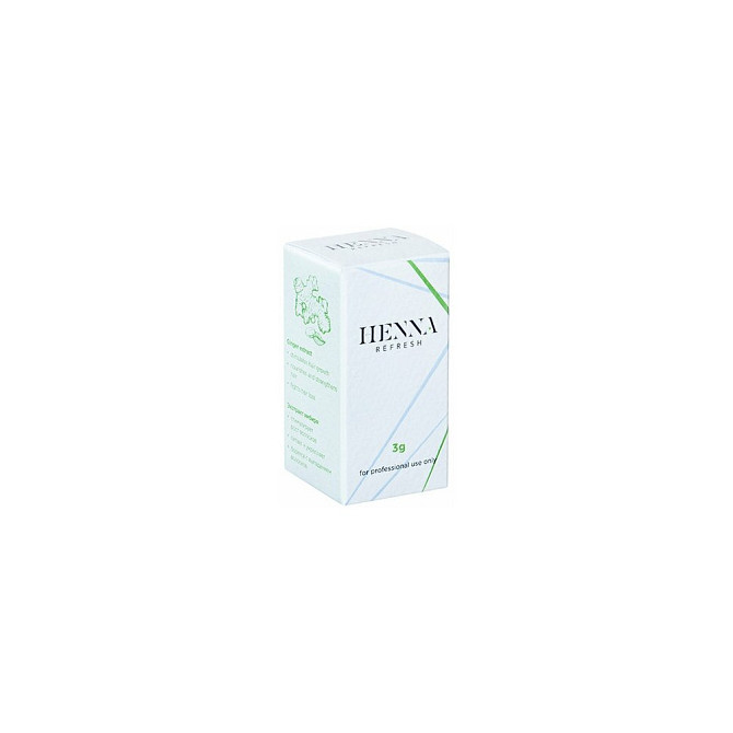 Henna Refresh Хна для бровей с экстрактом имбиря Henna Refresh, 3г, Brunette, 3 мл, 3 г  - изображение 3