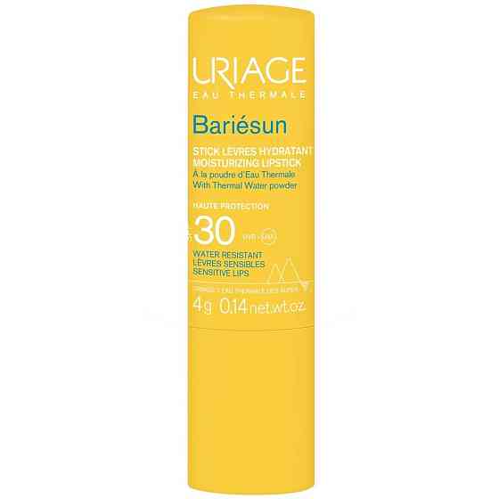 Uriage Bariesun Sun stick SPF30 Защита от солнца для деликатной кожи губ, 4 г. 