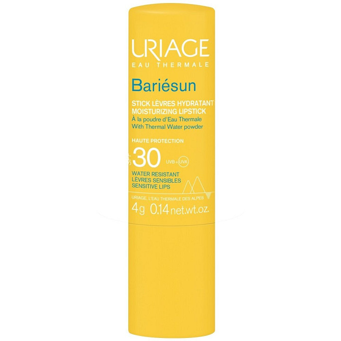 Uriage Bariesun Sun stick SPF30 Защита от солнца для деликатной кожи губ, 4 г.  - изображение 1