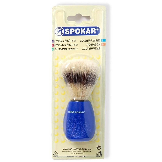 Spokar Помазок для бритья 8304/156/P имитация барсук, цвет ручки Белый  - изображение 2