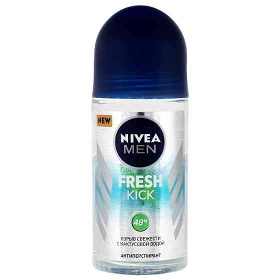 Nivea Дезодорант шариковый мужской FRESH KICK 50мл 