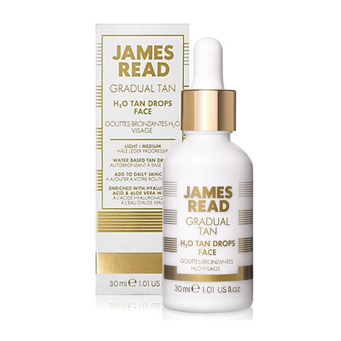 JAMES READ Капли-концентрат - освежающее сияние H2O TAN DROPS FACE (серия GRADUAL TAN), 30 мл  - изображение 2