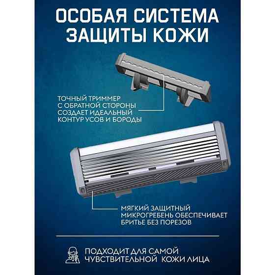 Набор DAMSLER Evolution6 Станок + Чехол + 24 кассеты (6+1 лезвие) 