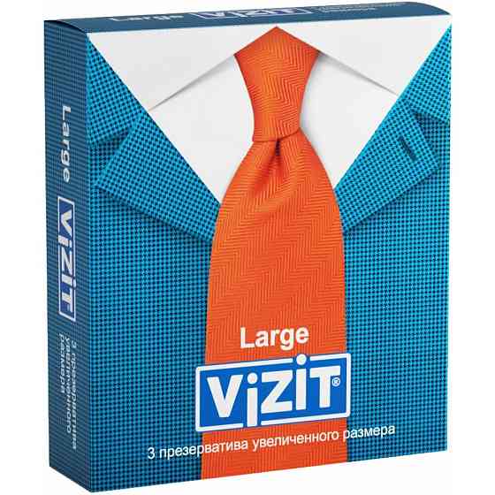 Презервативы Vizit Large, 12 шт. 