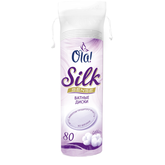 Ola! Ватные диски Silk Sense, 100 шт., пакет 