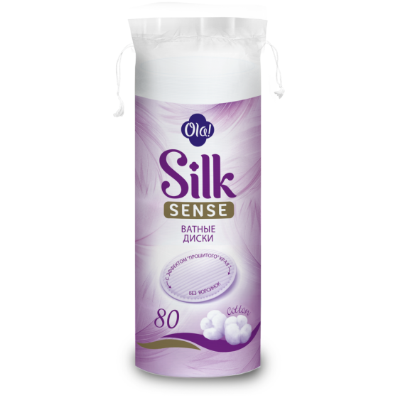 Ola! Ватные диски Silk Sense, 100 шт., пакет 