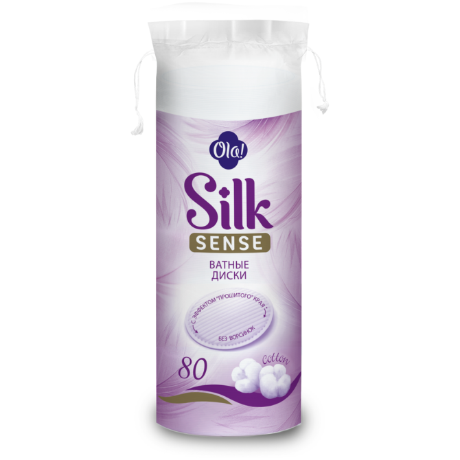 Ola! Ватные диски Silk Sense, 100 шт., пакет  - изображение 1