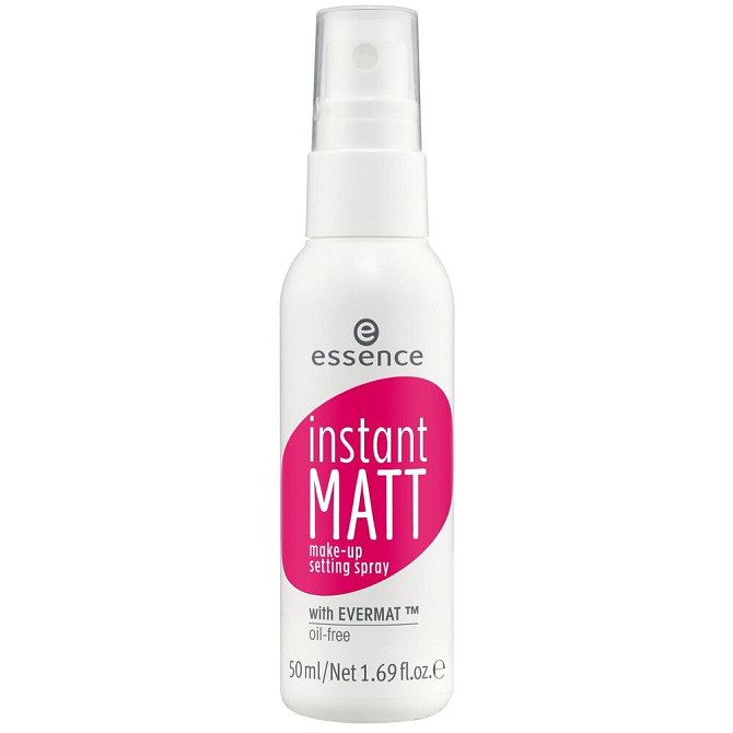 Essence Спрей для фиксации макияжа Instant Matt Make-up Setting Spray, 50 мл, бесцветный  - изображение 1