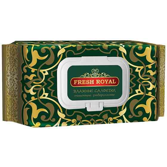 Fresh royal Влажные салфетки универсальные, 120 шт. 