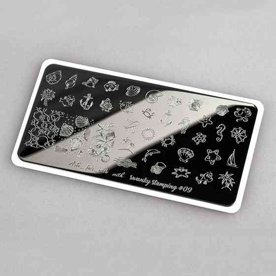 Swanky Stamping пластина Arti for you with 09 12 х 6 см black 