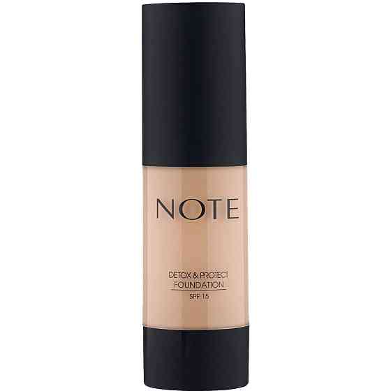 Note Тональный крем Detox & Protect Foundation, SPF 15, 35 мл, оттенок: 100 cashmere beige 