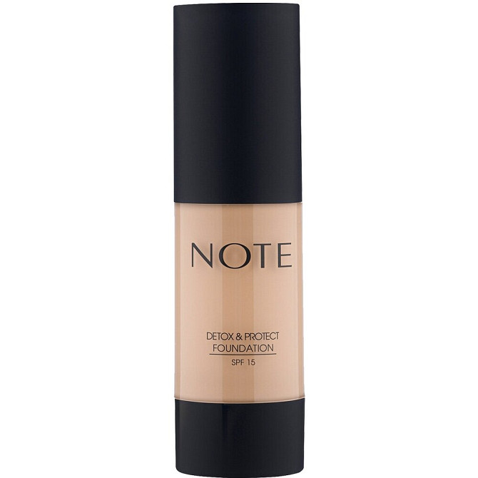 Note Тональный крем Detox & Protect Foundation, SPF 15, 35 мл, оттенок: 100 cashmere beige  - изображение 2