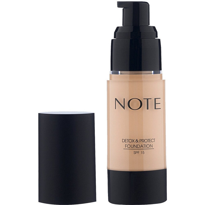 Note Тональный крем Detox & Protect Foundation, SPF 15, 35 мл, оттенок: 100 cashmere beige  - изображение 3
