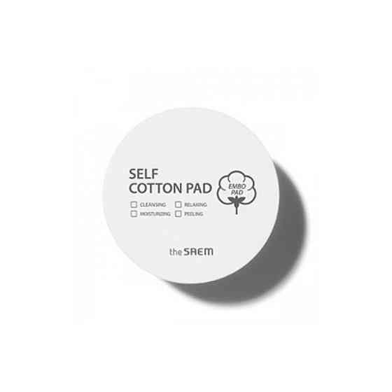 Ватные диски The Saem Self Cotton Pad, белый, 50 шт., банка 