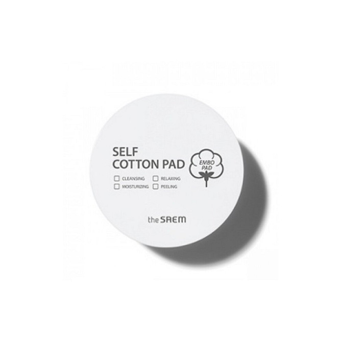 Ватные диски The Saem Self Cotton Pad, белый, 50 шт., банка  - изображение 3