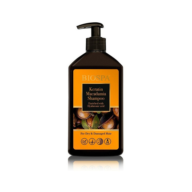 Sea of Spa шампунь Bio Spa с кератином и маслом макадамии, 400 мл  - изображение 3