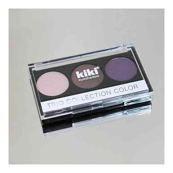 Тени для век KIKI Shadow Trio Collection Color 102, палетка теней 