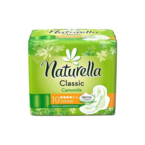 Naturella прокладки Camomile Classic Normal, 4 капли, 18 шт. 