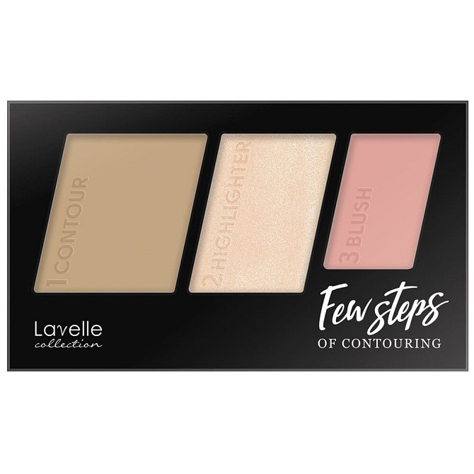 Lavelle Палетка для контуринга лица Few steps of contouring, 02  - изображение 1