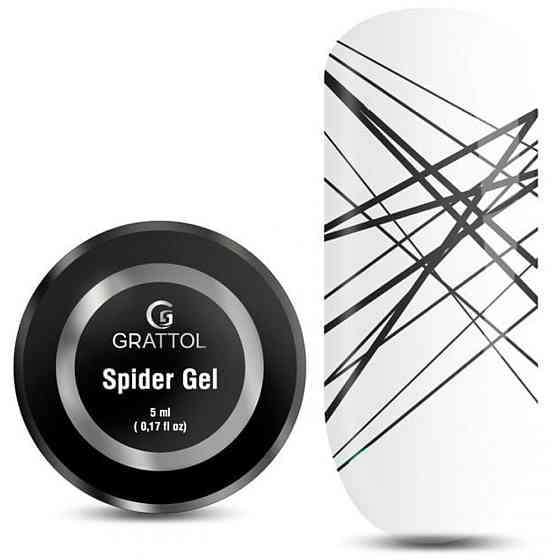 Grattol краска гелевая Spider Gel, 5 мл 