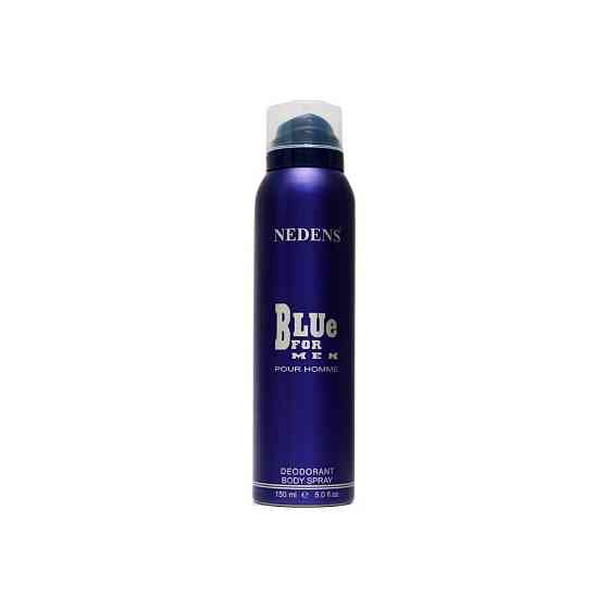 Парфюмированный дезодорант LM Cosmetics Blue for men pour homme 150 ml 