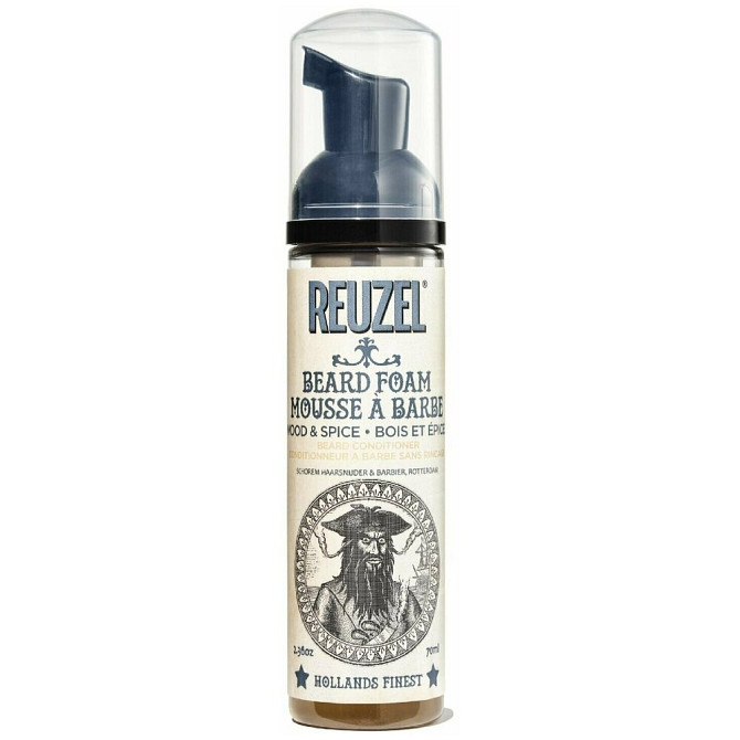 Кондиционер-пена Reuzel Wood & Spice Beard Foam для бороды, 70мл  - изображение 1