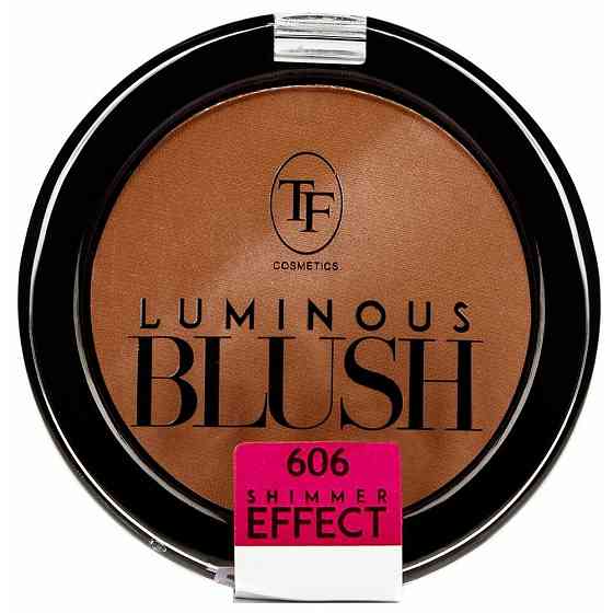 TRIUMPF Пудровые румяна с шиммер эффектом LUMINOUS BLUSH, тон 606 "Бронзовый песок" 