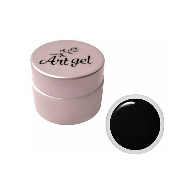 Gellaktik Гель-краска Art Gel №30 без липкого слоя 7 гр алый  - изображение 1