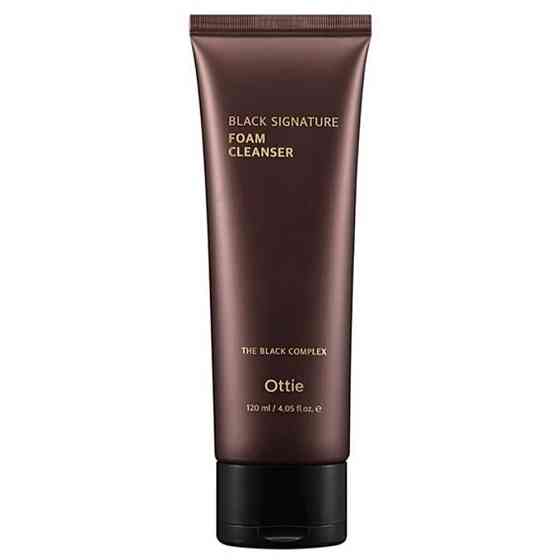 Ottie Очищающая пенка с муцином улитки Black Signature Foam Cleanser 120 мл. 