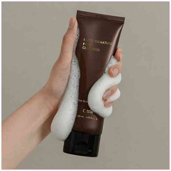 Ottie Очищающая пенка с муцином улитки Black Signature Foam Cleanser 120 мл. 