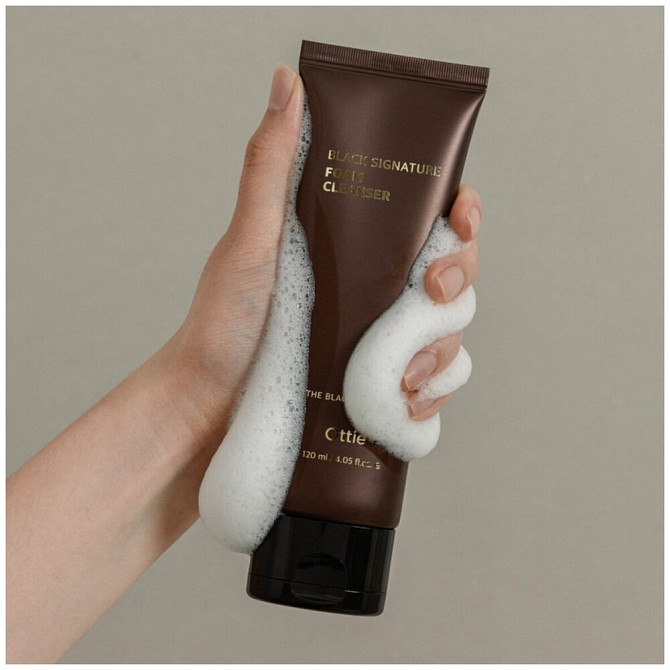Ottie Очищающая пенка с муцином улитки Black Signature Foam Cleanser 120 мл.  - изображение 2