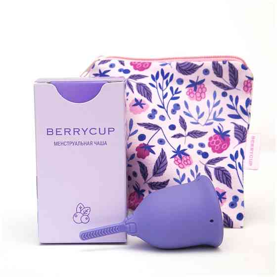 Менструальная чаша BerryCUP, размер 2, цвет малина 