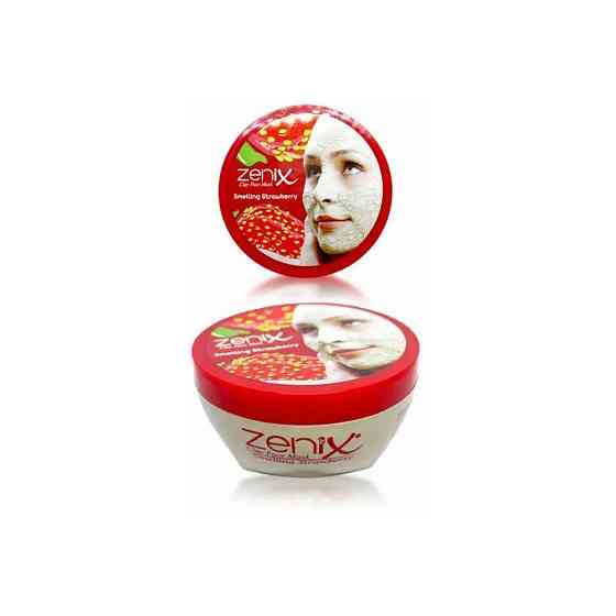 Очищающая глиняная маска для лица с ароматом клубники Zenix Clay Face Mask Strawberry 