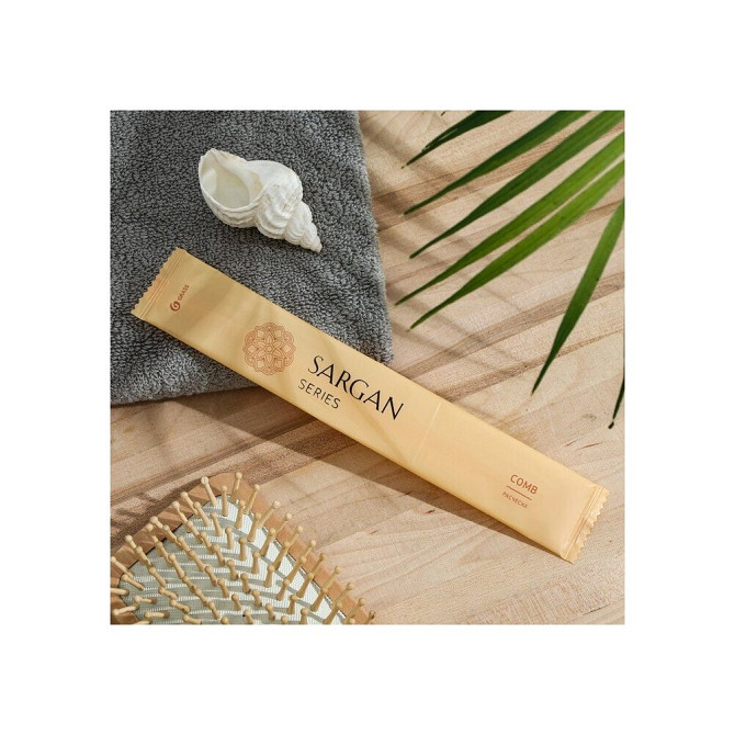 Расческа "Sargan" пластмассовая, картонная коробка 18,5 см  - изображение 3