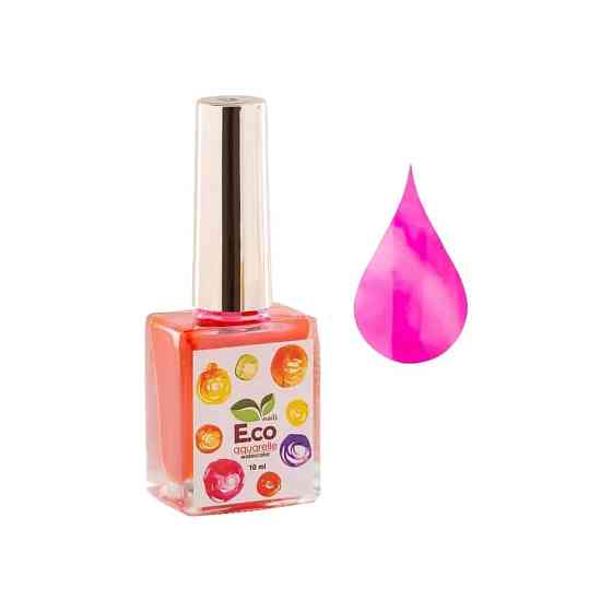 E.co nails краска для акварельного дизайна Nails Water Color, 4 мл 