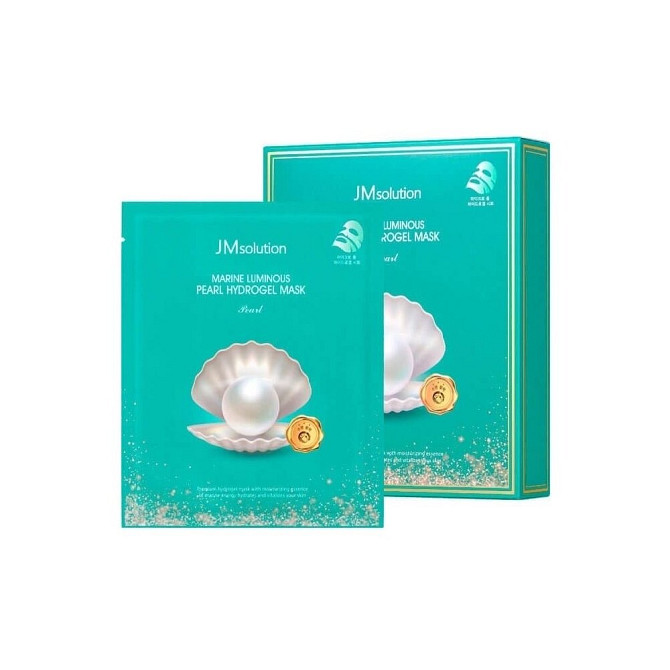 JMsolution/Marine Luminous Pearl Deep Moisture Mask/Маска для лица тканевая, увлажняющая, с жемчугом  - изображение 1