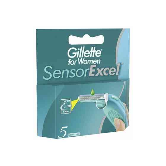 Сменные кассеты Gillette for Women Sensor Excel, 2 лезвия, 5 шт. 