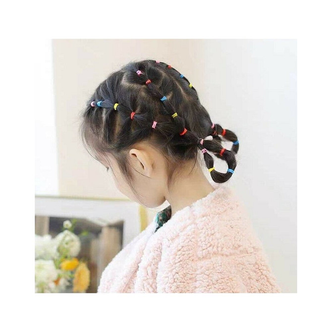 Силиконовые резинки для детских волос GI&A HAIR, Н2, набор 250шт.  - изображение 2