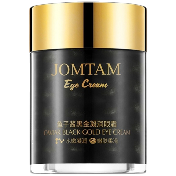 Антивозрастной крем для кожи вокруг глаз с чёрной икрой и золотом Jomtam Eye Cream Caviar Black Gold 