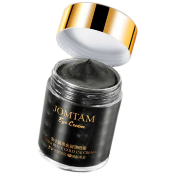 Антивозрастной крем для кожи вокруг глаз с чёрной икрой и золотом Jomtam Eye Cream Caviar Black Gold 