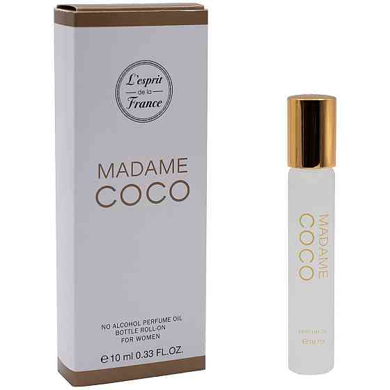 Масляные духи Madame Coco 10 мл, L'Esprit de la France 