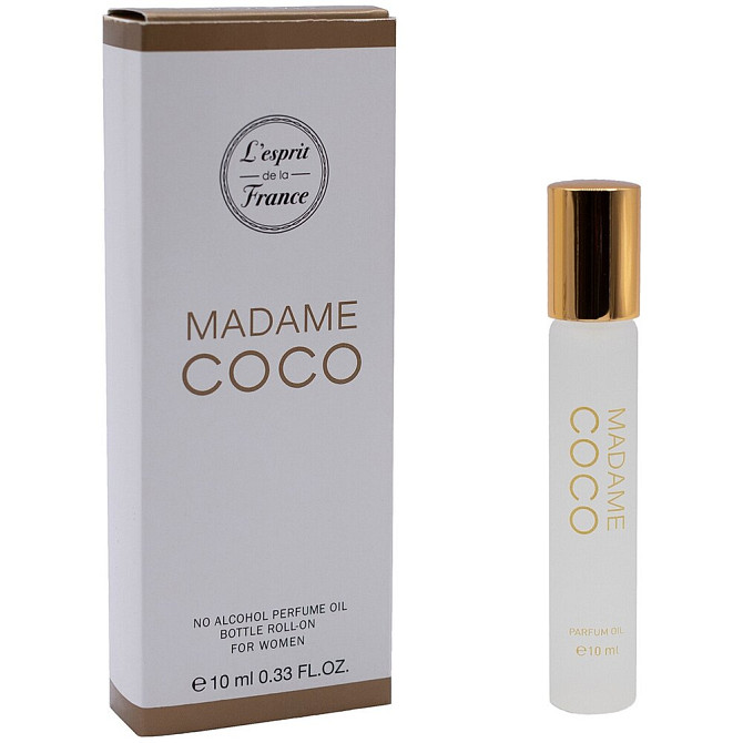 Масляные духи Madame Coco 10 мл, L'Esprit de la France  - изображение 1