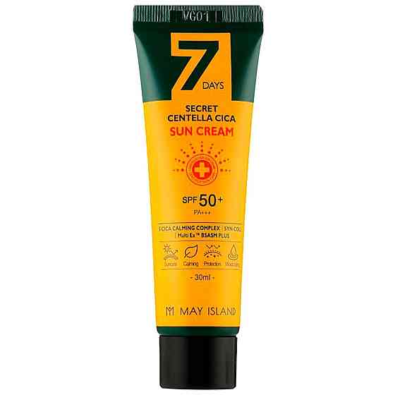 Солнцезащитный крем для лица Seven Days Secret Centella Cica Sun Cream SPF 50+ PA+++, 30 мл 