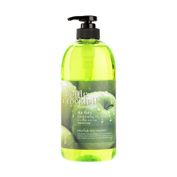Гель для тела с ароматом яблока Welcos Body Phren Shower Gel Apple Cocktail 730мл.  - изображение 1