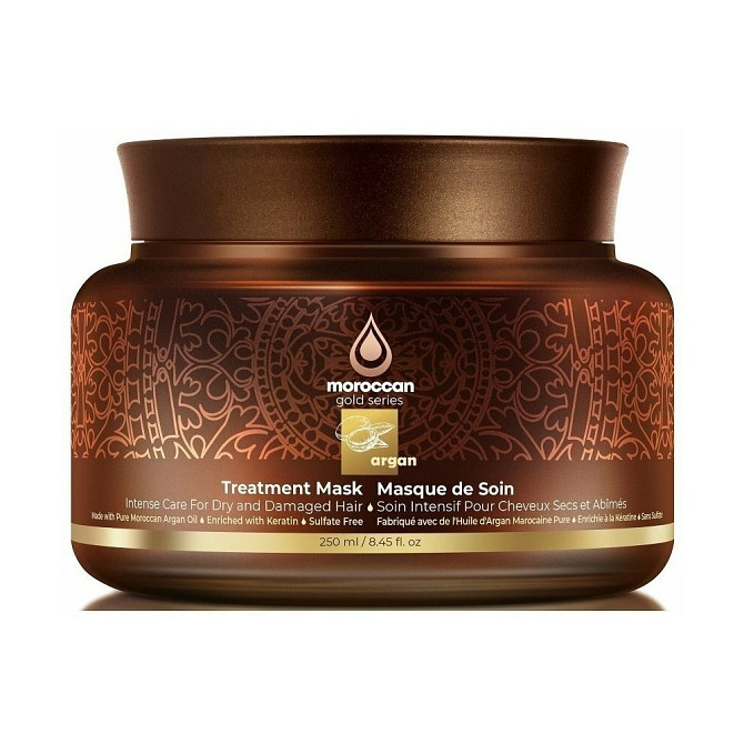 Аргановая маска для волос «Интенсивное питание и увлажнение» Argan Treatment Mask Moroccan Gold Seri  - изображение 3