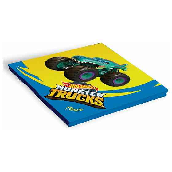 Салфетки PRIORITY Hot Wheels Monster Trucks, 12 листов, 1 пачка 