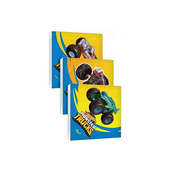 Салфетки PRIORITY Hot Wheels Monster Trucks, 12 листов, 1 пачка 