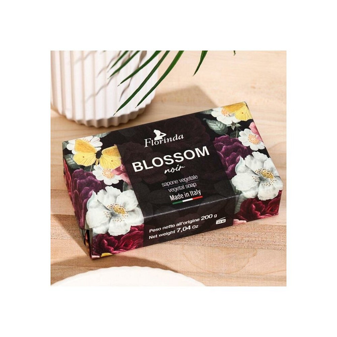 Мыло Florinda "Таинственный сад" Blossom noir / Черные цветы 200 г  - изображение 3
