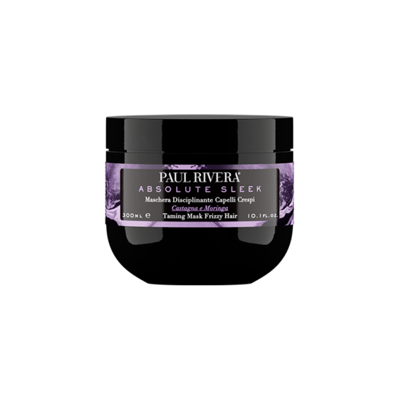 PAUL RIVERA ABSOLUTE SLEEK FRIZZY HAIR MASK, 300 ML-Дисциплинирующая маска для кудрявых волос с экст 